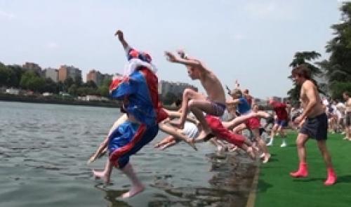 Big Jump en Europe: dans la Meuse aussi!