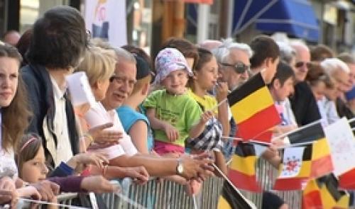 Eupen : 2500 personnes pour accueillir le couple royal