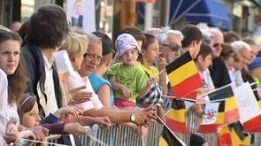 Eupen : 2500 personnes pour accueillir le couple royal