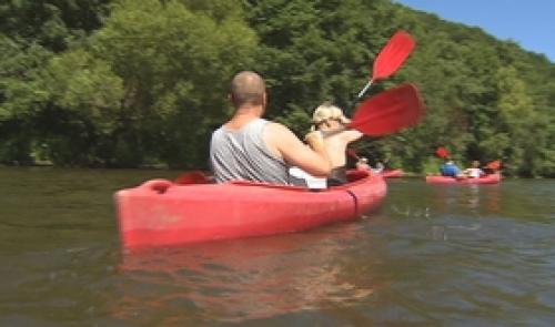 Les joies du kayak sur l'Ourthe