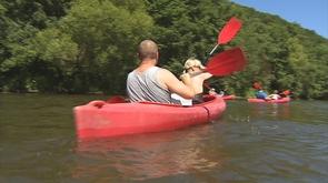 Les joies du kayak sur l'Ourthe