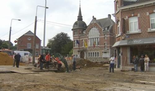 Beyne Heusay : importante fuite d'eau