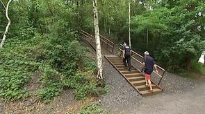 Blegny-Mine : un nouvel escalier pour gravir le terril