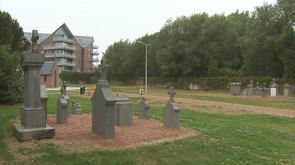 Inauguration d'un parc à Hannut
