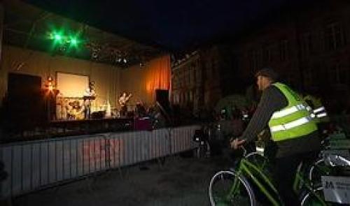 Concert vélo-éclairé à Liège