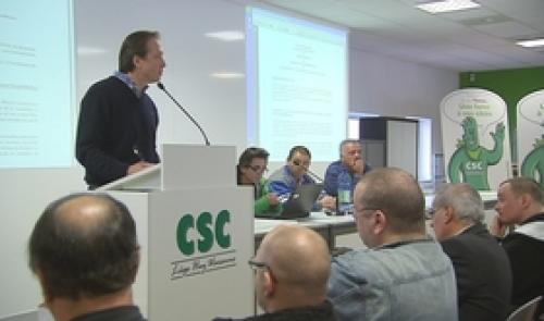 Sidérurgie : assemblée générale CSC sur le plan industriel