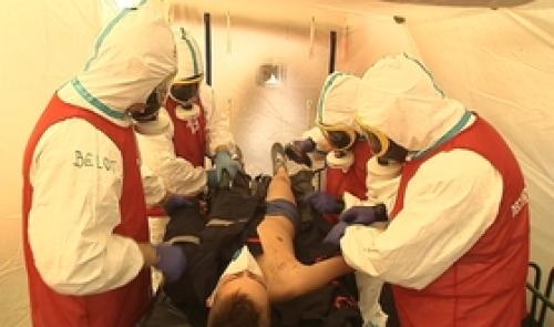 Wégimont : exercice catastrophe
