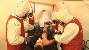 Wégimont : exercice catastrophe