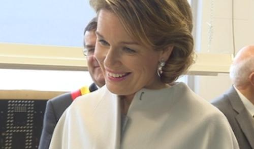 Liège : la Reine Mathilde découvre l'ETA  Le Perron 
