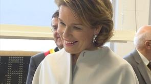 Liège : la Reine Mathilde découvre l'ETA  Le Perron 