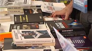 Foire du livre politique au cinéma Sauvenière