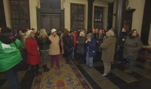 Liège : les travailleurs du CPAS manifestent au conseil communal