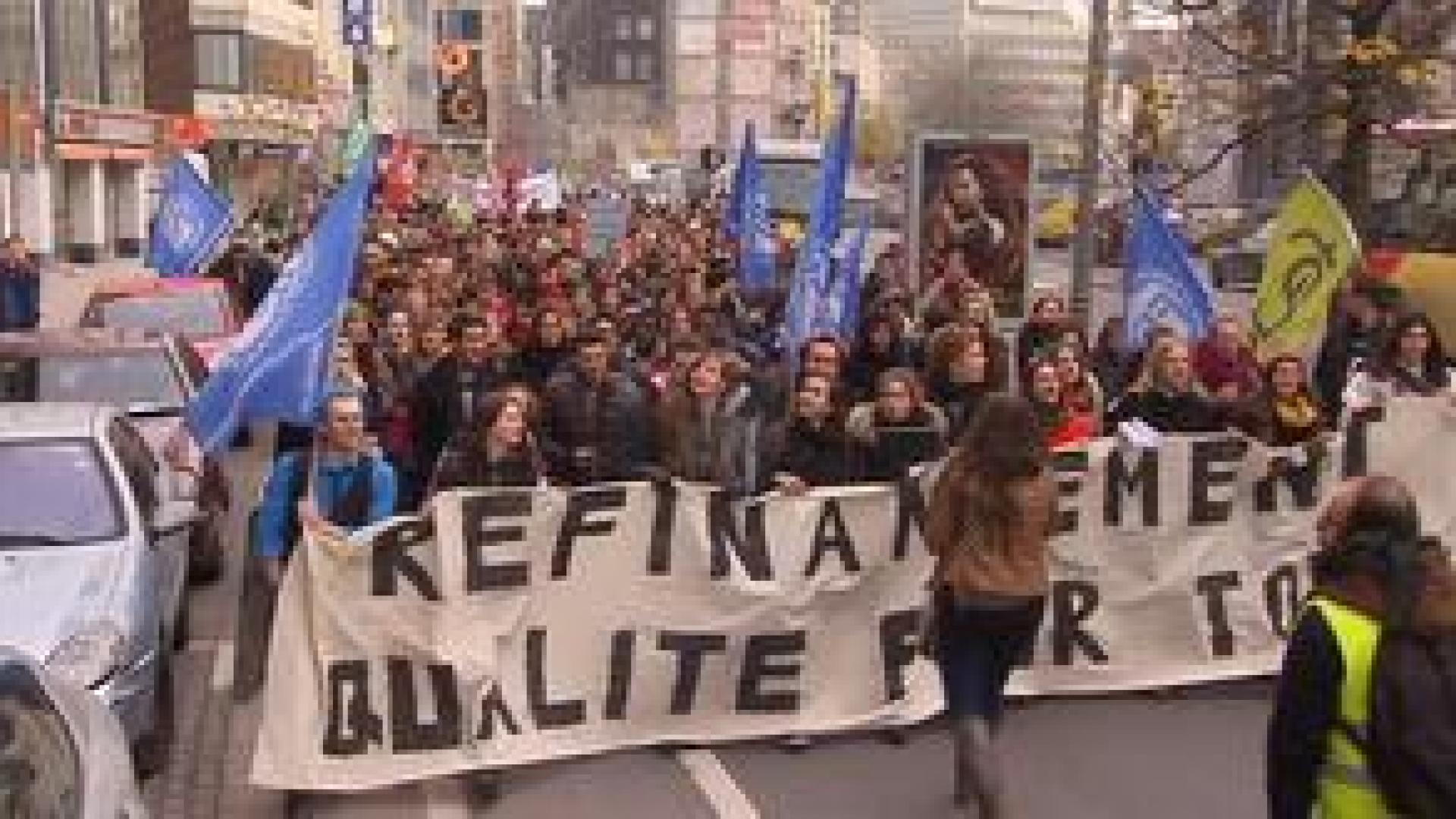 Liège : les étudiants réclament le refinancement de l'enseignement