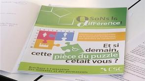 CSC: sensibilisation à la personne handicapée