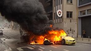 Les pompiers de Liège protestent contre la direction