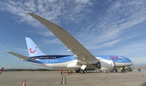Liège Airport : baptême d'un Boeing 787  Dreamliner 