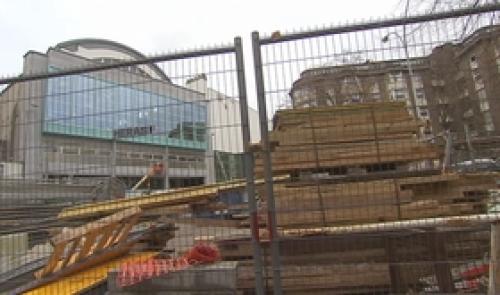 Cité Miroir: fin du chantier Place X.Neujean