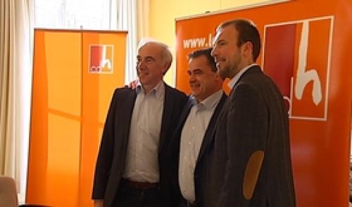 Melchior Wathelet et Joseph George, têtes de listes cdH