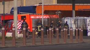 Hauts Sarts : un camion accroche une cuve LPG