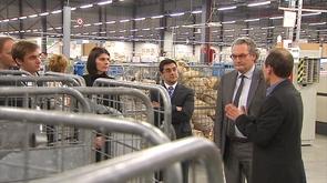 Bpost : visite du centre de tri par le ministre de tutelle