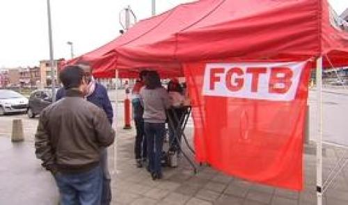 Onem : les jeunes FGTB manifestent