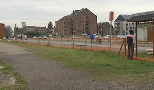 Soumagne : place de la gare