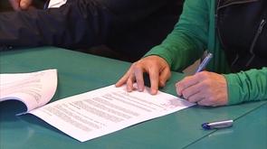 Convention signée entre ArcelorMittal, la Région et les syndicats