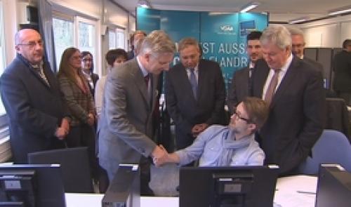 Technifutur : visite royale