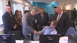 Technifutur : visite royale