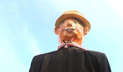 Carnaval de Wonck : le géant Pierre baptisé