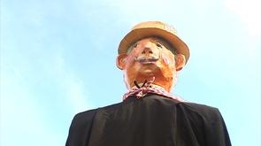 Carnaval de Wonck : le géant Pierre baptisé