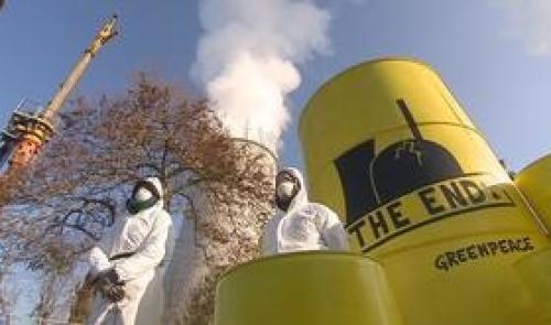 Action de Greenpeace à Tihange