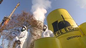 Action de Greenpeace à Tihange