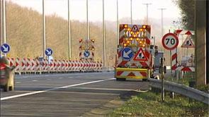 E42 : ralentissement pour la mise à trois bandes