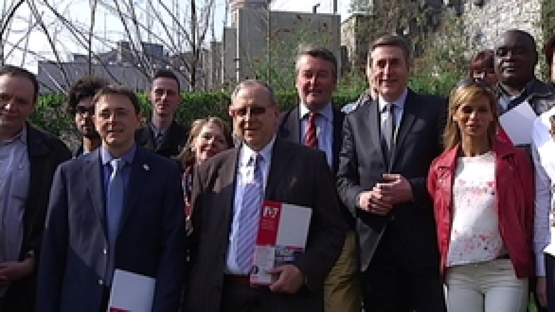 Elections : listes FDF pour la chambre et la région
