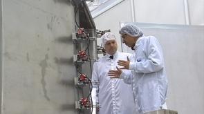 Elio Di Rupo visite le Centre Spatial de Liège