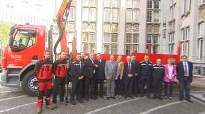 Ecole du feu : nouveau camion-grue