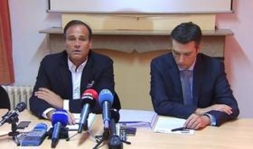 Les avocats de B. Wesphael face à la presse