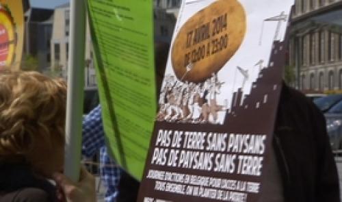 Liège : soutien des citoyens aux paysans