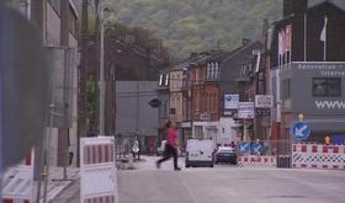 Tram : les travaux à Sclessin