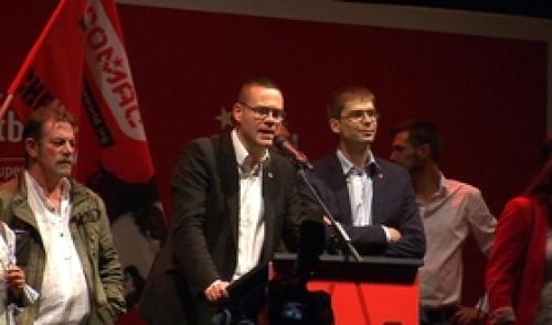 PTB Go : belle percée et fête au quartier général du parti