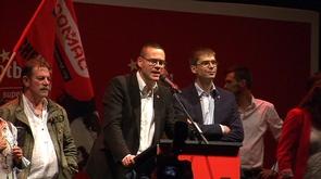 PTB Go : belle percée et fête au quartier général du parti