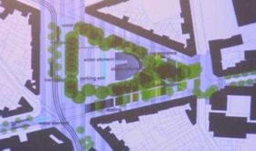 Liège : présentation du réaménagement de la place de l'Yser