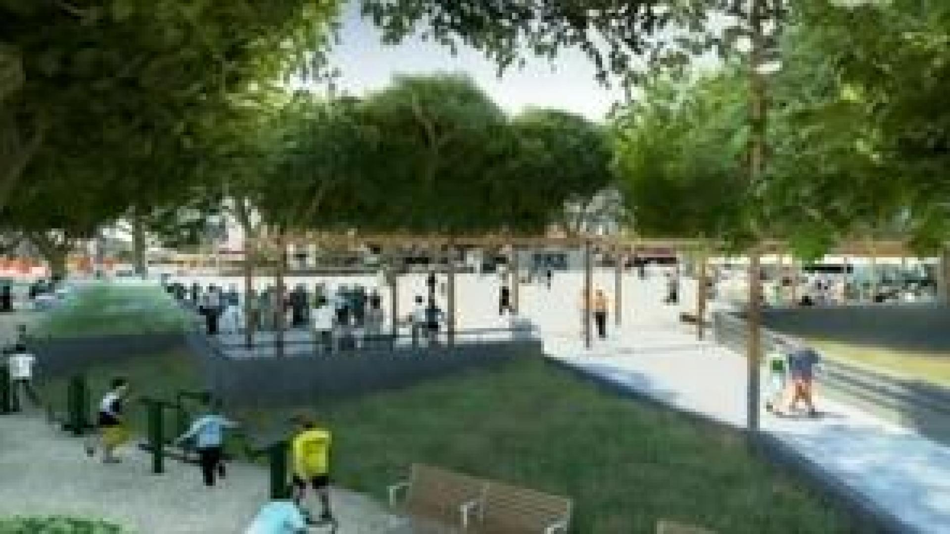 Place de l'Yser : aménagements