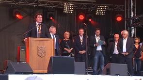 Seraing : discours politiques pour les Fêtes de Wallonie