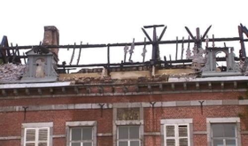 Hermalle-sous-Huy : incendie au château