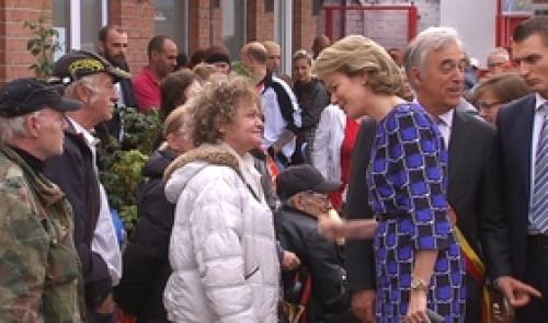 La Reine Mathilde en visite à Liège
