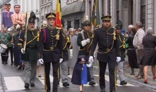 Le cortège des Fêtes de Wallonie
