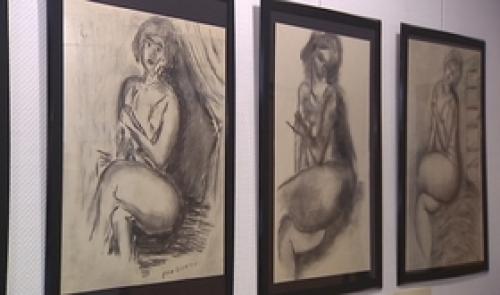 Des oeuvres d'art réalisées par des aveugles