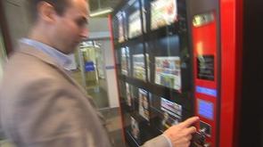 Un distributeur automatique de journaux au CHU Liège